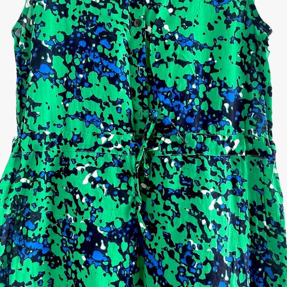 Nué Notes Green Print Koda Cotton Dress - Picture 7 of 12